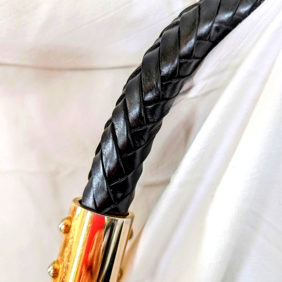 Micheal Kors Collection Skorpios black leather flap bag - Picture 6 of 13